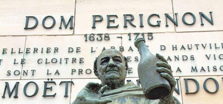 French Benedictine monk and inventor of champagne