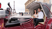 Couple in Romantic Carriage
